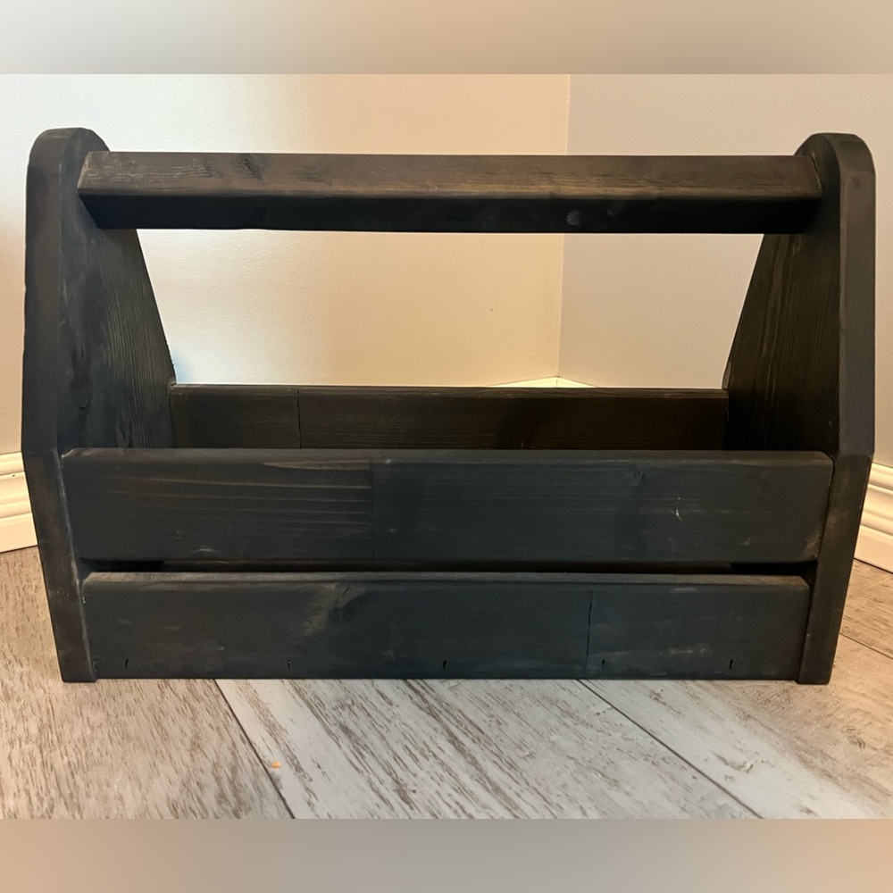 Rustic Wood Toolbox Caddy 🔥 Great Gift! 🔥